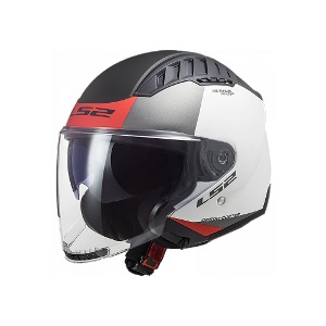 오토바이 헬멧 OF600 COPTER URBANE MATT WHITE RED/이너바이져